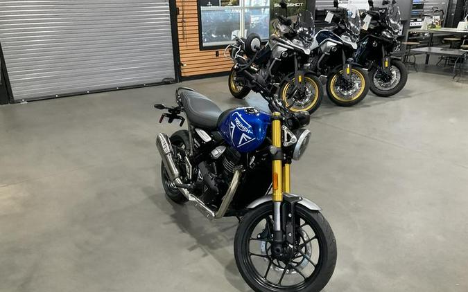 2025 Triumph Speed 400 Caspian Blue / Storm Grey