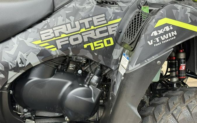 2023 Kawasaki Brute Force® 750 4x4i EPS Fragment Camo Gray
