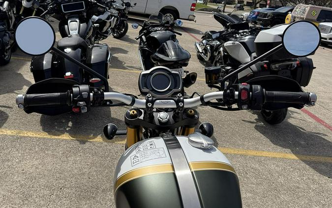 2026 Triumph Scrambler 1200 XE Matte khaki green