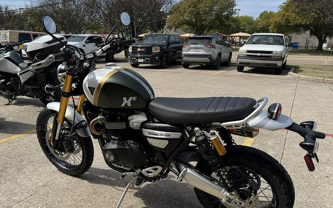 2026 Triumph Scrambler 1200 XE Matte khaki green