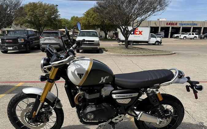 2026 Triumph Scrambler 1200 XE Matte khaki green