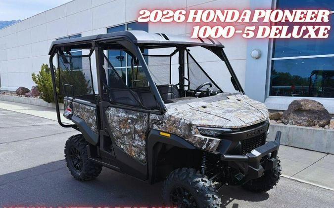 2026 Honda Pioneer 1000-5 Deluxe