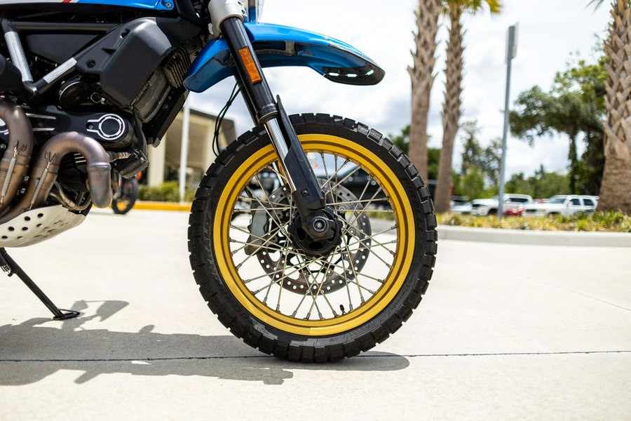 2022 Ducati Scrambler Desert Sled Sparking Blue