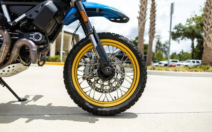2022 Ducati Scrambler Desert Sled Sparking Blue