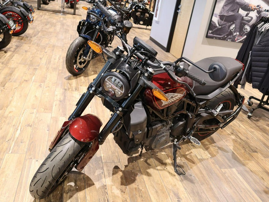 2022 Indian Motorcycle® FTR S Maroon Metallic