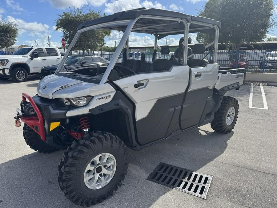 2025 Can-Am® Defender MAX X mr with Half-Doors HD10 Hyper Silver & Legion Red
