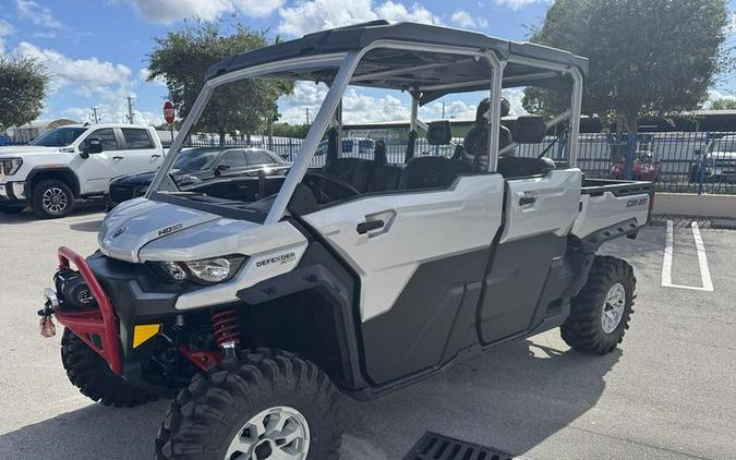 2025 Can-Am® Defender MAX X mr with Half-Doors HD10 Hyper Silver & Legion Red