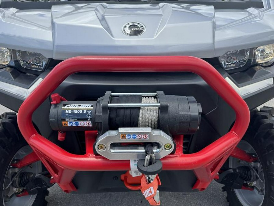 2025 Can-Am® Defender MAX X mr with Half-Doors HD10 Hyper Silver & Legion Red