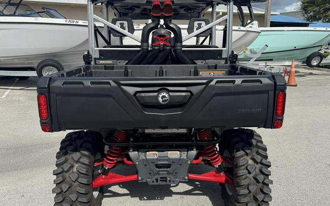 2025 Can-Am® Defender MAX X mr with Half-Doors HD10 Hyper Silver & Legion Red