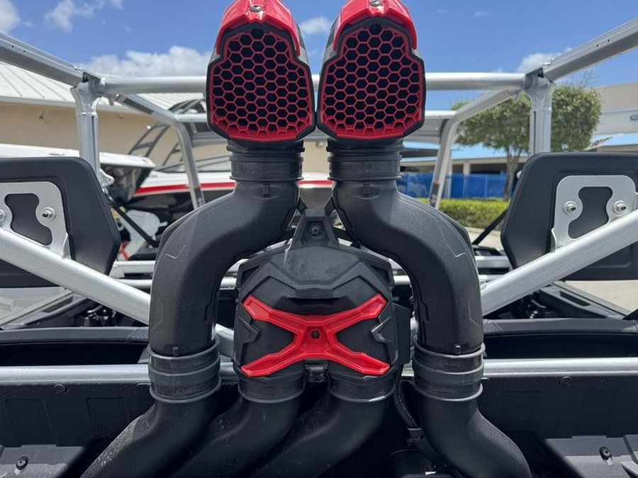 2025 Can-Am® Defender MAX X mr with Half-Doors HD10 Hyper Silver & Legion Red