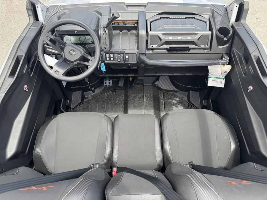 2025 Can-Am® Defender MAX X mr with Half-Doors HD10 Hyper Silver & Legion Red