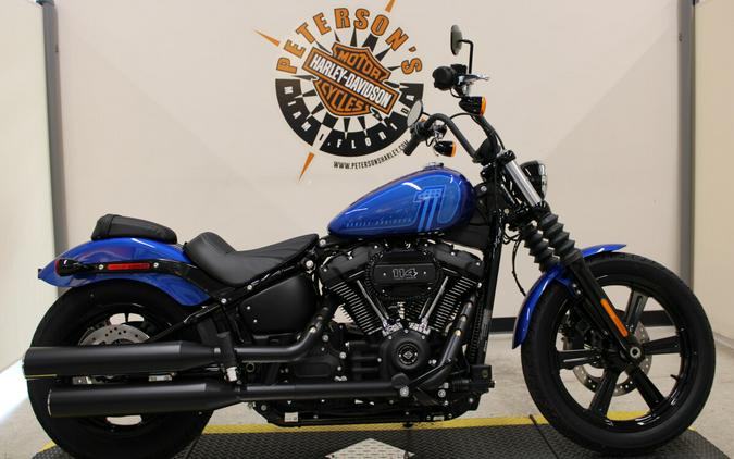 2024 FXBBS Street Bob® 114 Blue Burst