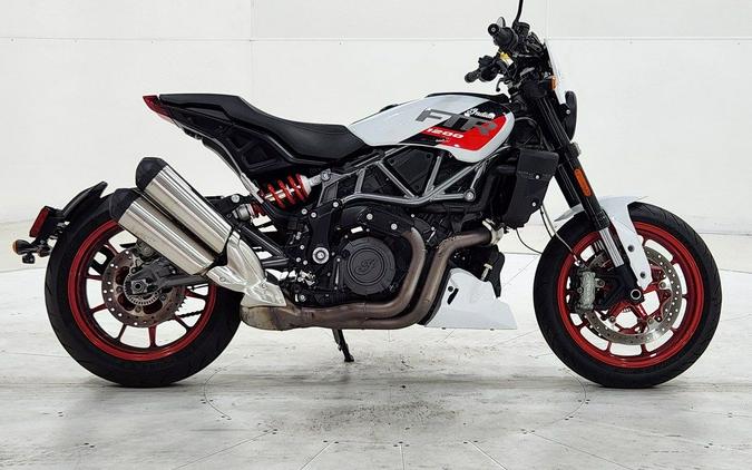 2023 Indian Motorcycle® FTR Sport White Lightning/Indy Red