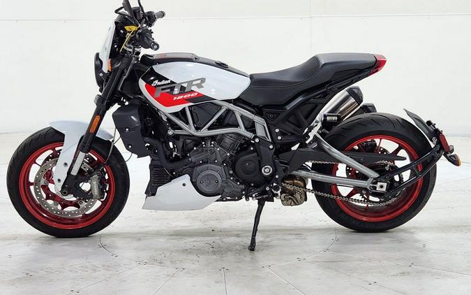 2023 Indian Motorcycle® FTR Sport White Lightning/Indy Red
