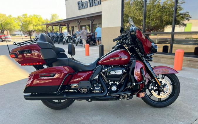 2021 Harley-Davidson® Ultra Limited Billiard Red/Vivid Black — Black Finish