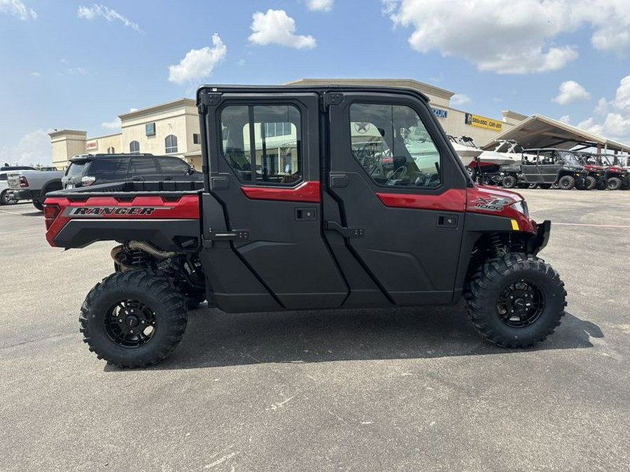 New 2025 POLARIS RANGER CREW XP 1000 NORTHSTAR EDITION ULTIMATE SUNSET RED