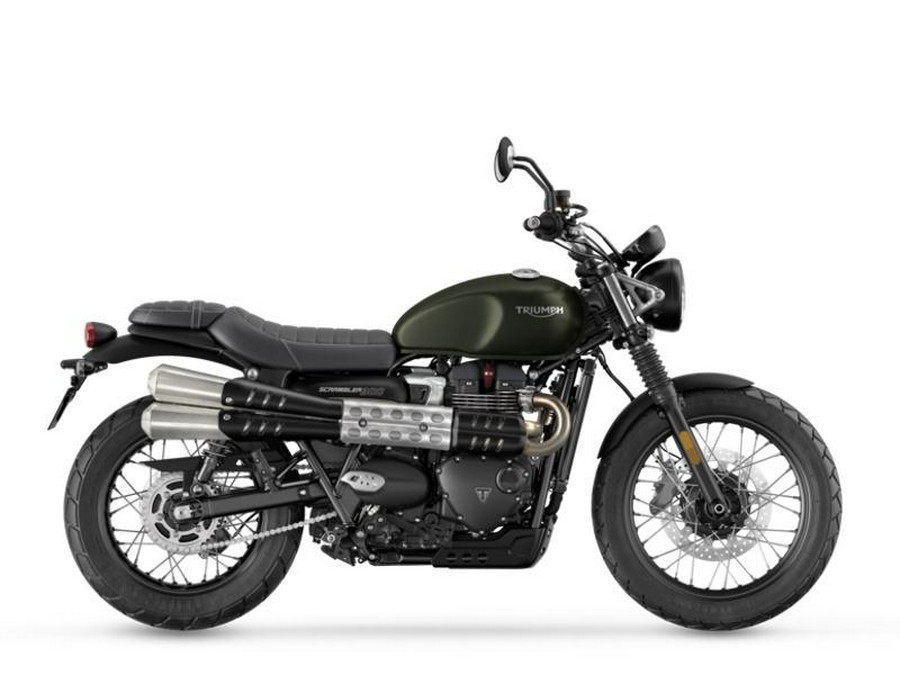 2023 Triumph Scrambler 900 Matte Khaki Green