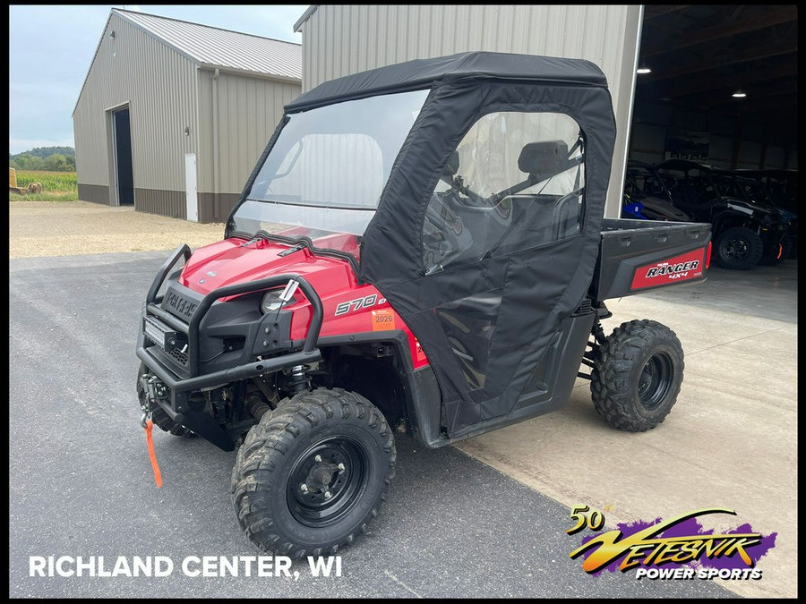 2018 Polaris® Ranger® 570 Full-Size Solar Red