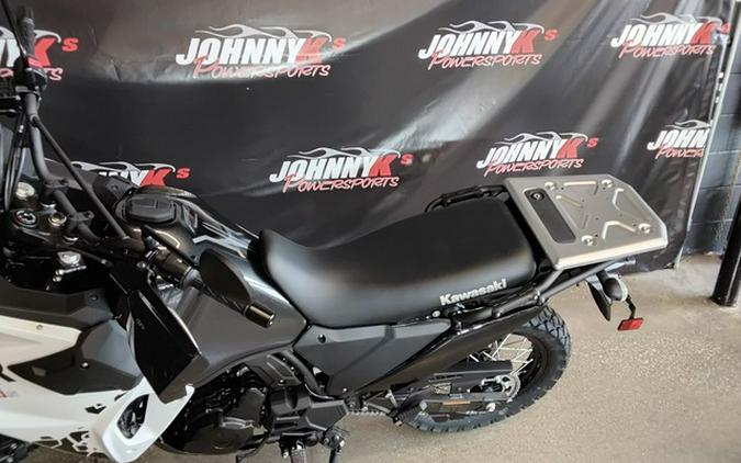 2025 Kawasaki KLR650 S Pearl Crystal White/Metallic Carbon Gra Metallic Matte Old School Green