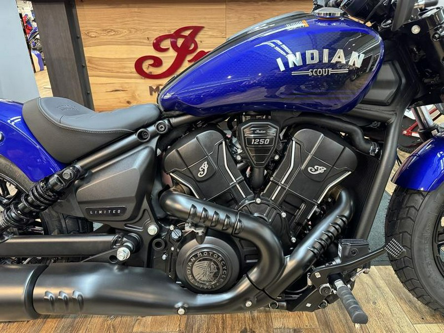 2025 Indian Motorcycle® Scout® Bobber Limited +Tech Spirit Blue Metallic
