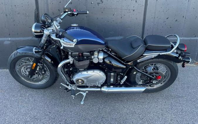 2024 Triumph Bonneville Speedmaster Pacific Blue/Silver Ice