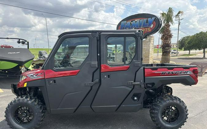 New 2025 POLARIS RANGER CREW XP 1000 NORTHSTAR EDITION ULTIMATE SUNSET RED