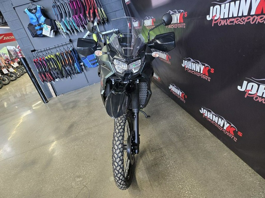 2025 Kawasaki KLR650 Metallic Matte Old School Green