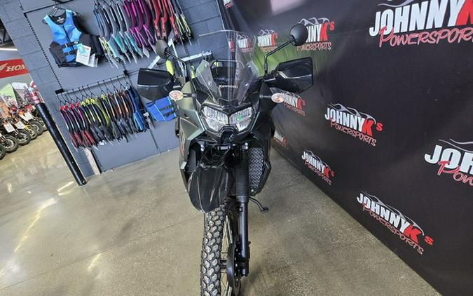 2025 Kawasaki KLR650 Metallic Matte Old School Green