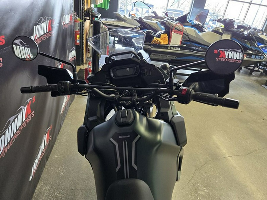 2025 Kawasaki KLR650 Metallic Matte Old School Green