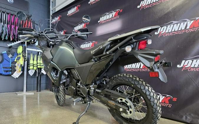 2025 Kawasaki KLR650 Metallic Matte Old School Green