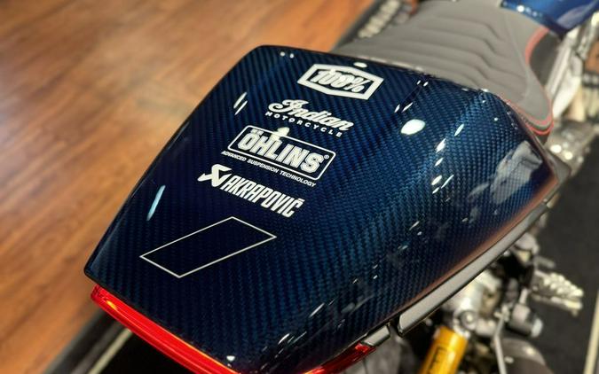 2024 Indian Motorcycle® FTR x 100% R Carbon Blue Candy Carbon