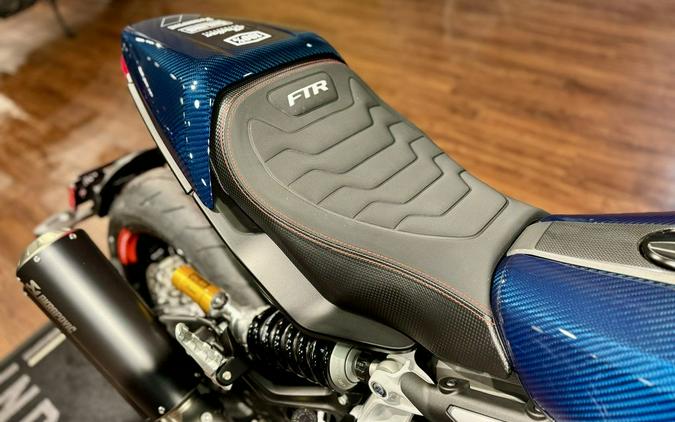 2024 Indian Motorcycle® FTR x 100% R Carbon Blue Candy Carbon