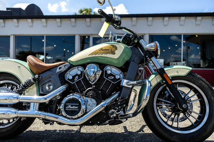 2019 Indian Motorcycle® Scout® ABS Willow Green / Ivory Cream