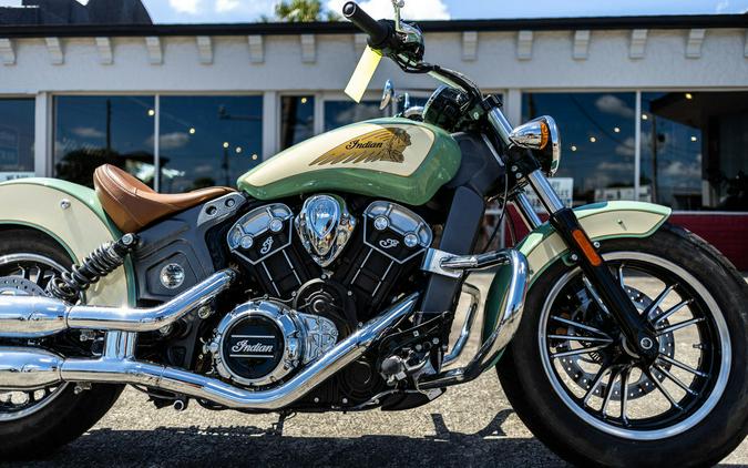 2019 Indian Motorcycle® Scout® ABS Willow Green / Ivory Cream