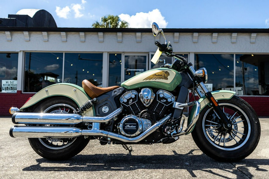 2019 Indian Motorcycle® Scout® ABS Willow Green / Ivory Cream