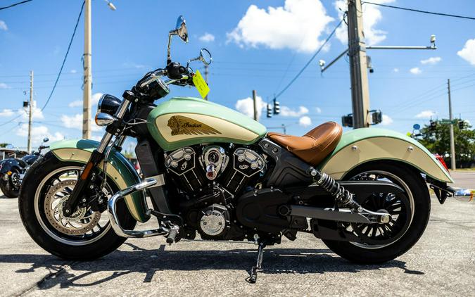 2019 Indian Motorcycle® Scout® ABS Willow Green / Ivory Cream