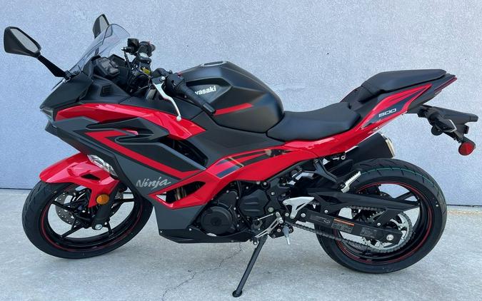 2024 Kawasaki Ninja® 500 ABS Passion Red/Metallic Flat Spark Black