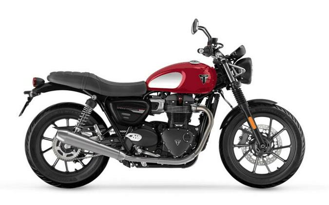 2023 Triumph Speed Twin 900 Chrome Edition Red Hopper