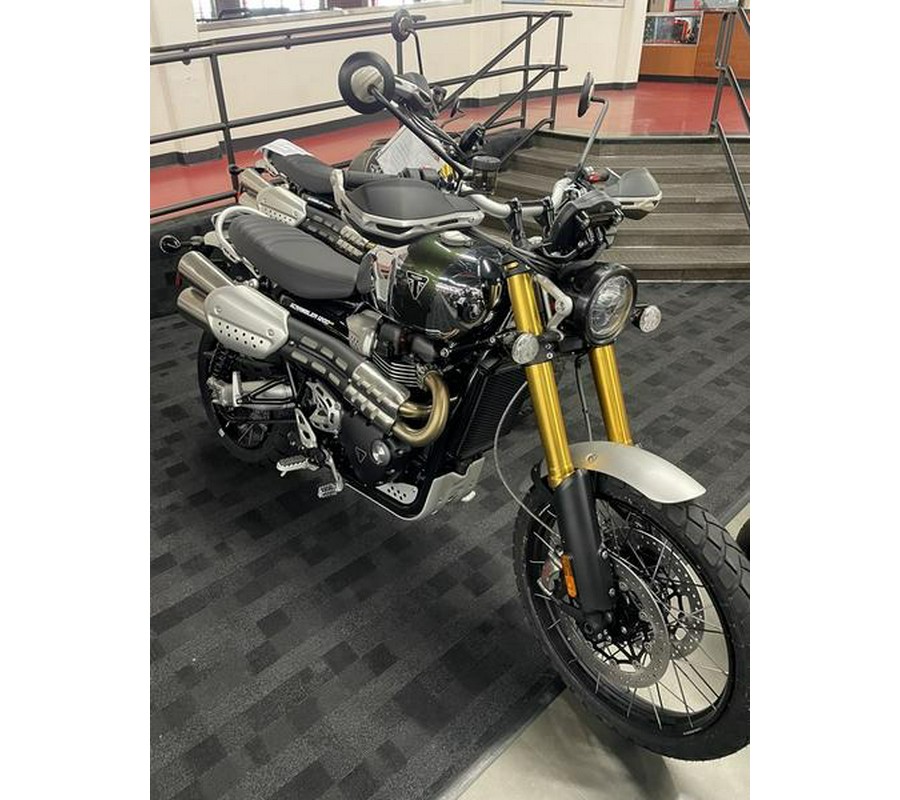 2023 Triumph Scrambler 1200 XE Chrome Edition Brooklands Green