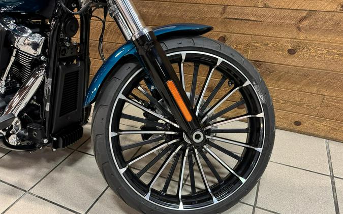 2026 Harley-Davidson® Breakout® Teal Thunder Chrome Trim FXBR