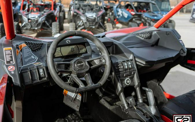 2025 Can-Am® Maverick X3 Max X RS Turbo RR With Smart-Shox Fiery Red & Hyper Silver