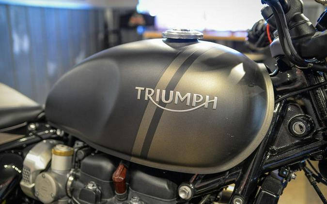 2022 Triumph Bonneville Bobber Matt Storm Grey/Matt Ironstone