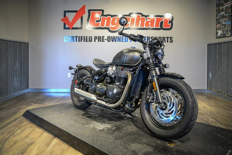 2022 Triumph Bonneville Bobber Matt Storm Grey/Matt Ironstone