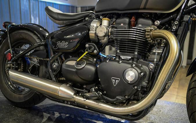 2022 Triumph Bonneville Bobber Matt Storm Grey/Matt Ironstone