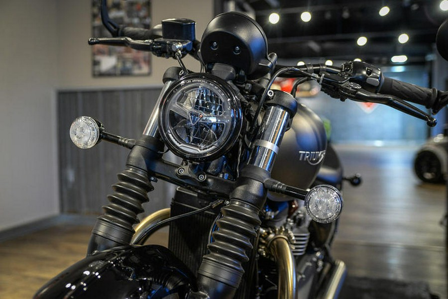 2022 Triumph Bonneville Bobber Matt Storm Grey/Matt Ironstone