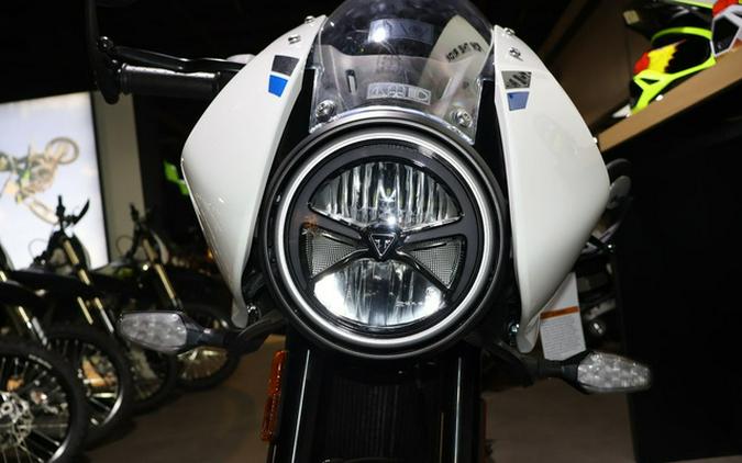 2026 Triumph Thruxton 400 Pearl Metallic White / Storm Grey 400