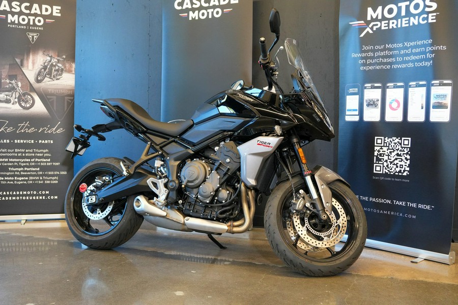2024 Triumph Tiger Sport 660 - JET BLACK - GRAPHITE