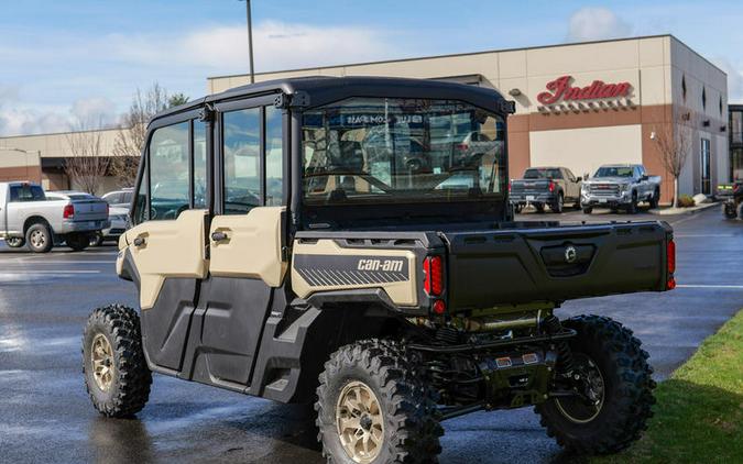 2024 Can-Am® Defender MAX Limited HD10 Desert Tan & Timeless Black