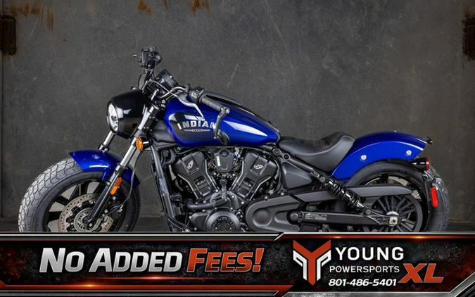 2025 Indian Scout Bobber Limited +Tech Spirit Blue Metallic
