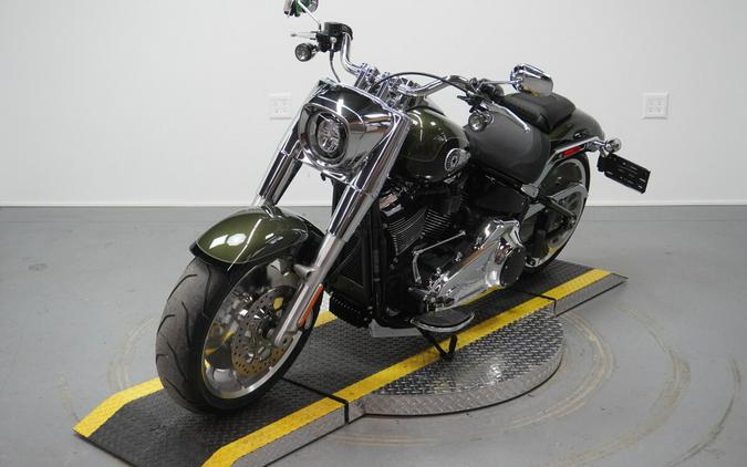 2026 Harley-Davidson® Fat Boy® Olive Steel Metallic / Vivid Black Chrome Trim